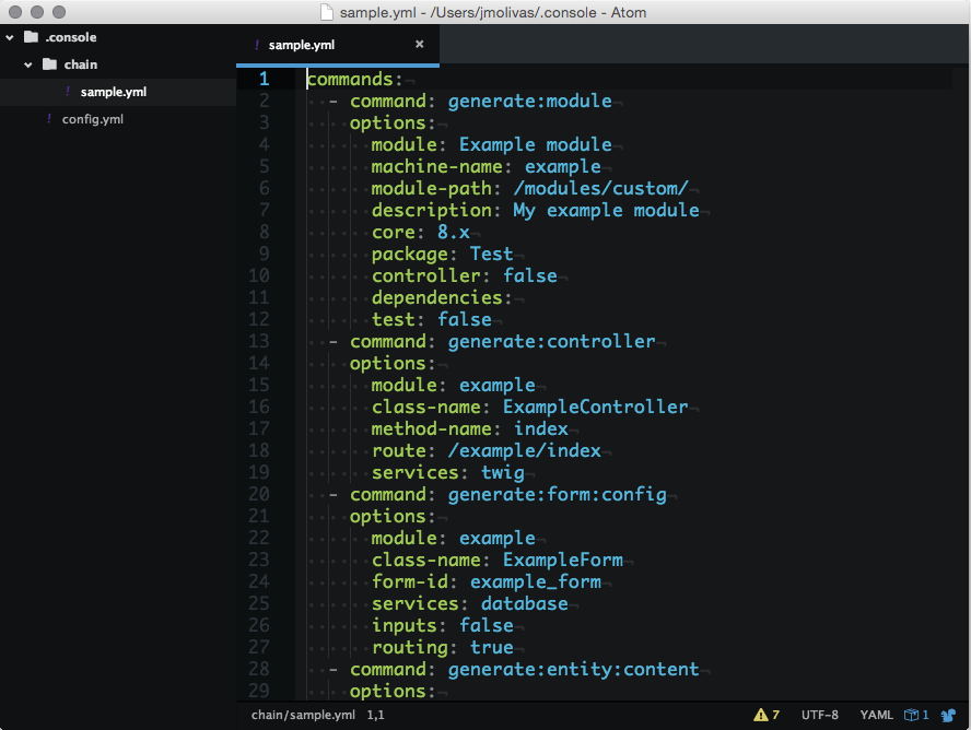 Commands calling commands in Drupal Console